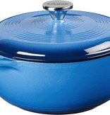 Lodge Lodge Enamel 4-Quart Dutch Oven, Caribbean Blue