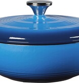 Lodge Cocotte en fonte émaillée 3 pintes, bleu Caraïbes de Lodge