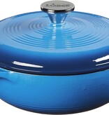 Lodge Lodge Enamel 3-Quart Dutch Oven, Caribbean Blue