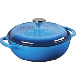 Lodge Lodge Enamel 3-Quart Dutch Oven, Caribbean Blue