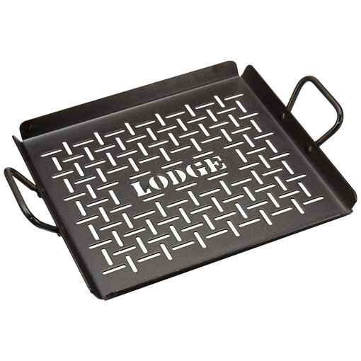 Lodge Poêle à griller en acier carbone assaisonné 33x30 cm de Lodge