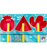 Moule à Sucette Glacée en Silicone Ananas, Melon d'Eau et Cactus