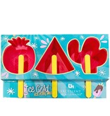 Luciano Silicone Popsicle Mold, Pineapple, Watermelon, & Cactus