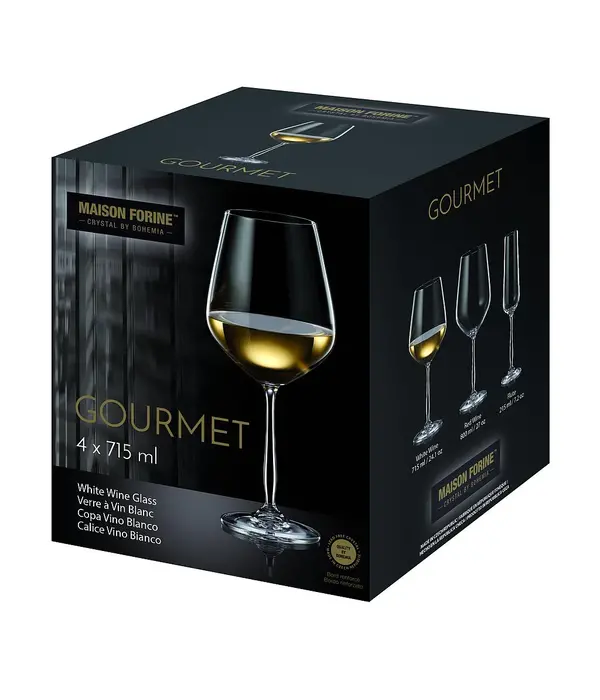 Verres à vin blanc "Gourmet" 715ml, ens/4 de Maison Forine