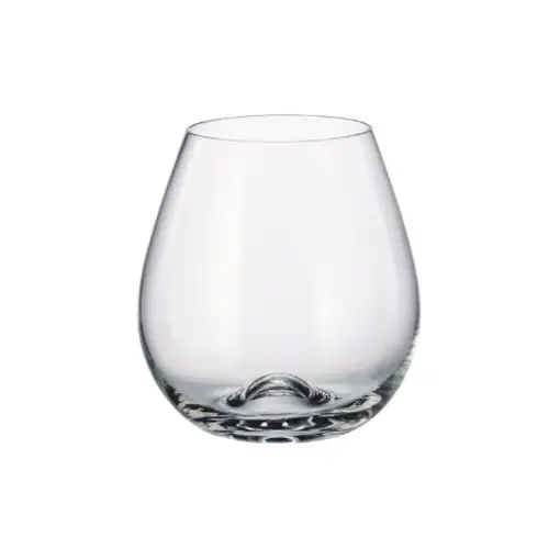 Maison Forine Stemless Burgundy Glasses 560ml, Set of 4