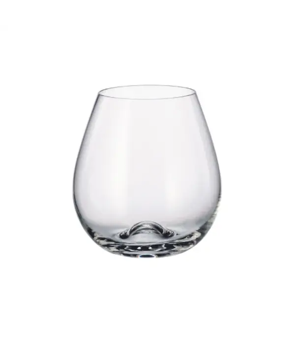 Maison Forine Stemless Burgundy Glasses 560ml, Set of 4