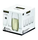 Verres à champagne sans Pied 270 ml, ens/4 de Maison Forine