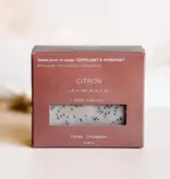 Maree Chandelles Barre de savon pour le corps Citron et Romarin 112g de Marée Chandelles