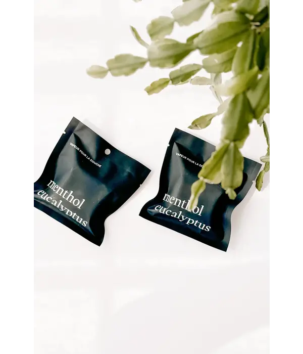Maree Chandelles Marée Chandelles Menthol and Eucalyptus Shower Steams, Set of 4
