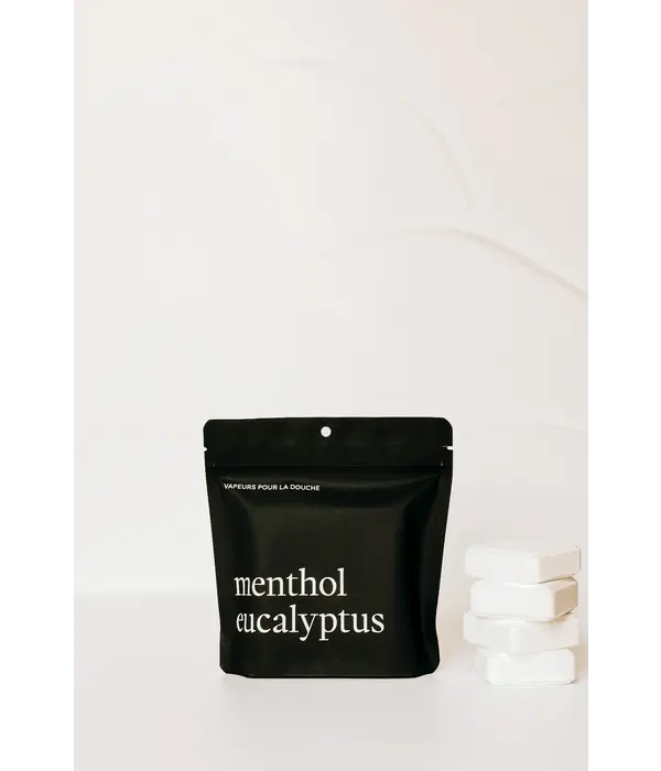 Maree Chandelles Marée Chandelles Menthol and Eucalyptus Shower Steams, Set of 4
