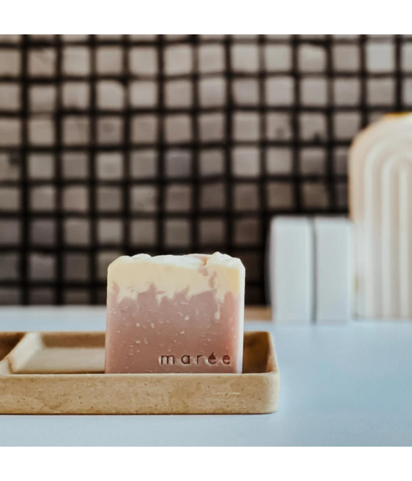 Maree Chandelles Barre de savon pour le corps Lavande sauge 112g de Marée Chandelles