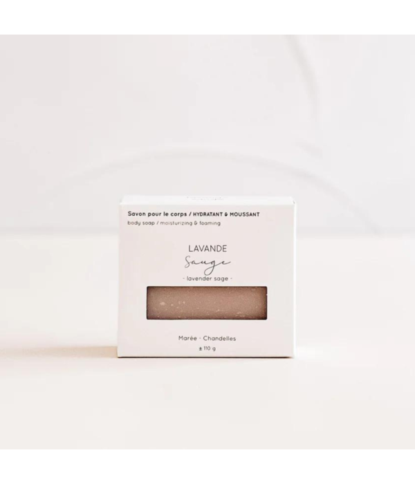Maree Chandelles Marée Chandelles Lavender Sage Body Soap Bar 112g