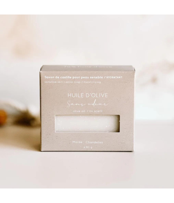 Maree Chandelles Barre de savon Pour Le Corps Castille pour Peau Sensible de Marée Chandelles
