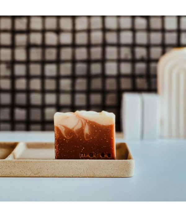 Maree Chandelles Marée Chandelles Pineapple, Peach, and Cilantro Body Soap Bar 112g