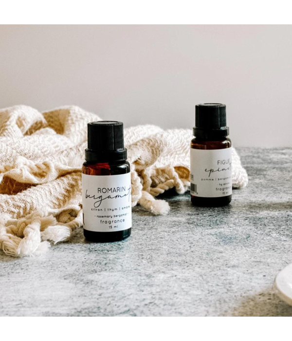 Maree Chandelles Fragrance Pour Balle de Séchage Romarin bergamote, 15ml de Marée Chandelles