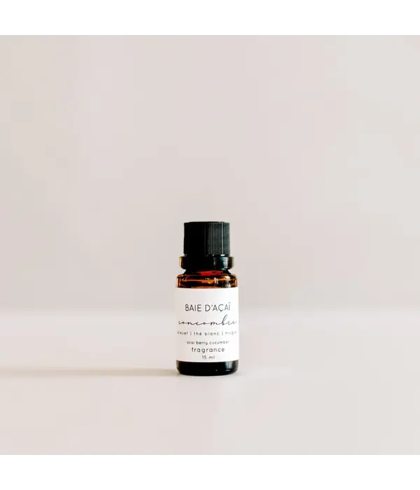 Maree Chandelles Fragrance Pour Balle de Séchage Baie d'açaï concombre, 15ml de Marée Chandelles