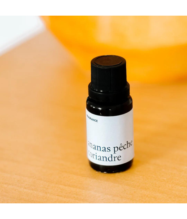 Maree Chandelles Fragrance Pour Balle de Séchage Ananas pêche coriandre, 15ml de Marée Chandelles