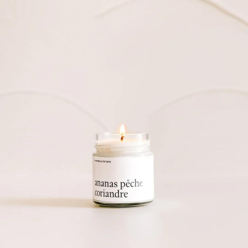 Maree Chandelles Marée Chandelles Soy Candle Pineapple Peach Cilantro, 212ml