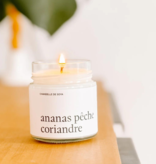 Maree Chandelles Marée Chandelles Soy Candle Pineapple Peach Cilantro, 212ml