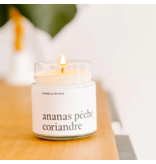 Maree Chandelles Marée Chandelles Soy Candle Pineapple Peach Cilantro, 212ml