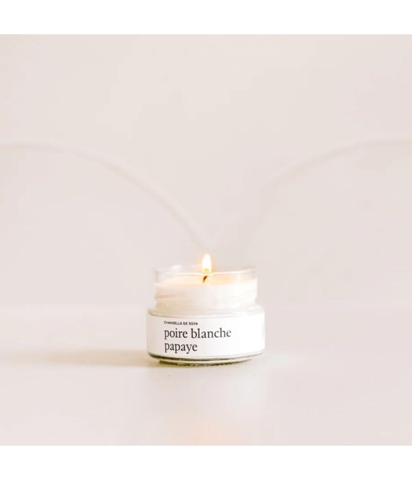 Maree Chandelles Marée Chandelles Soy Candle White pear papaya, 106 ml