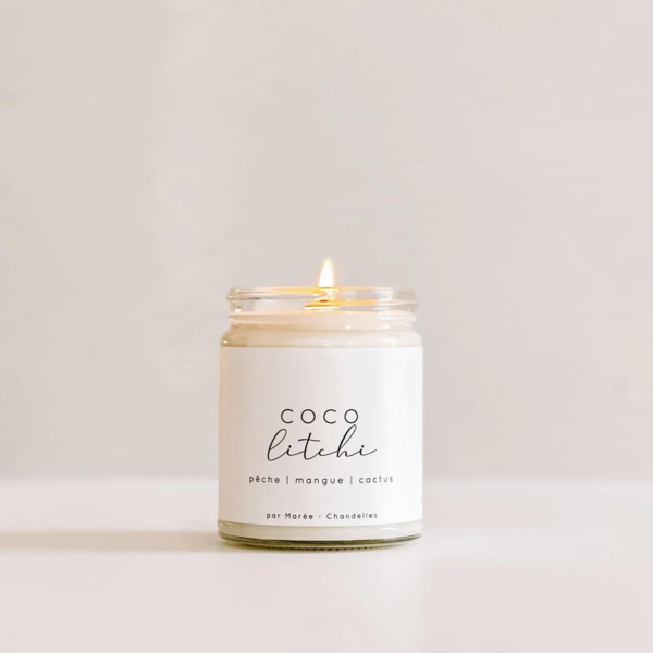 Marée Chandelles Soy Candle Coconut lychee, 270ml