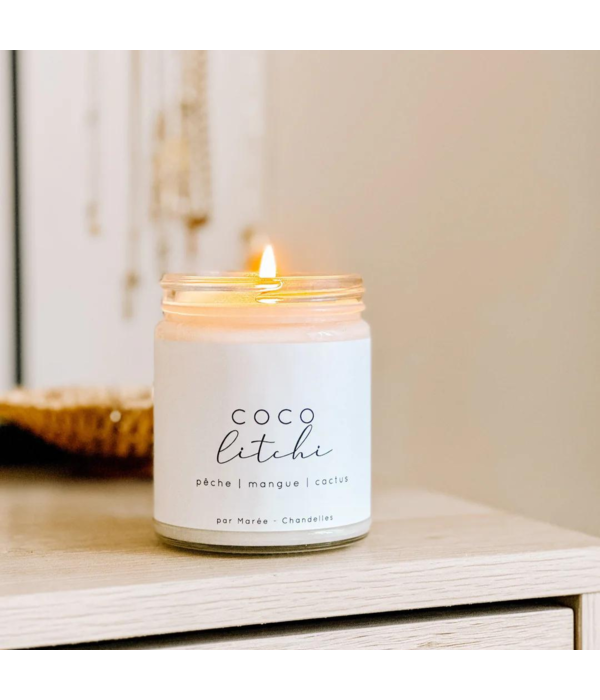 Maree Chandelles Marée Chandelles Soy Candle Coconut lychee, 270ml