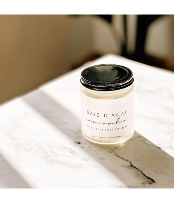Maree Chandelles Marée Chandelles Soy Candle Acai Berry Cucumber, 270ml
