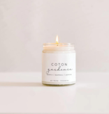 Maree Chandelles Chandelle de soja Coton Gardénia, 270ml de Marée Chandelles