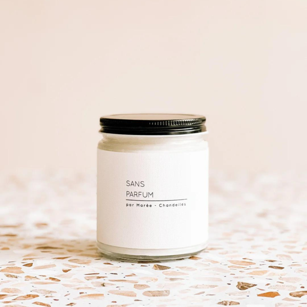 Marée Chandelles Soy Candle Indoor/Outdoor Unscented, 270ml