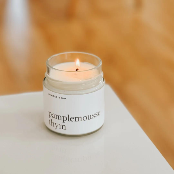 Marée Chandelles Soy Candle Grapefruit thyme, 212ml