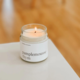 Chandelle de soja Pamplemousse Thym, 212ml de Marée Chandelles