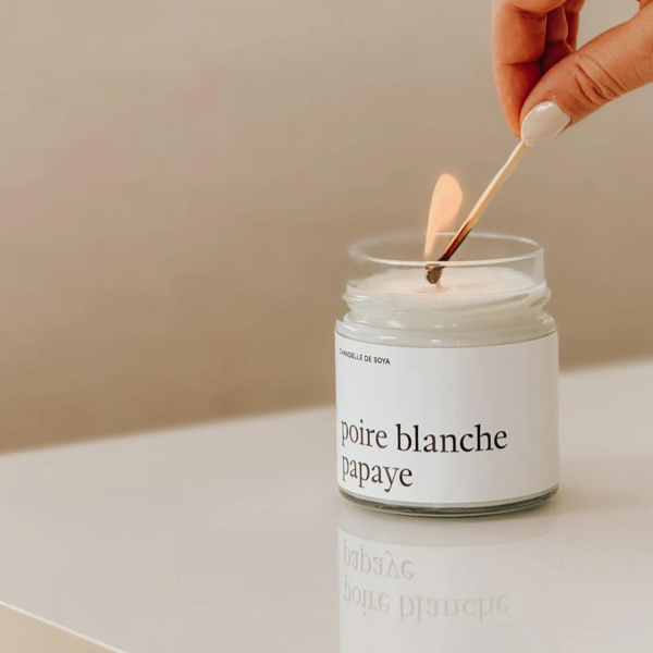 Marée Chandelles Soy Candle White Pear Papaya, 212ml