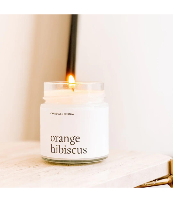 Maree Chandelles Marée Chandelles Soy Candle Orange Hibiscus, 212ml