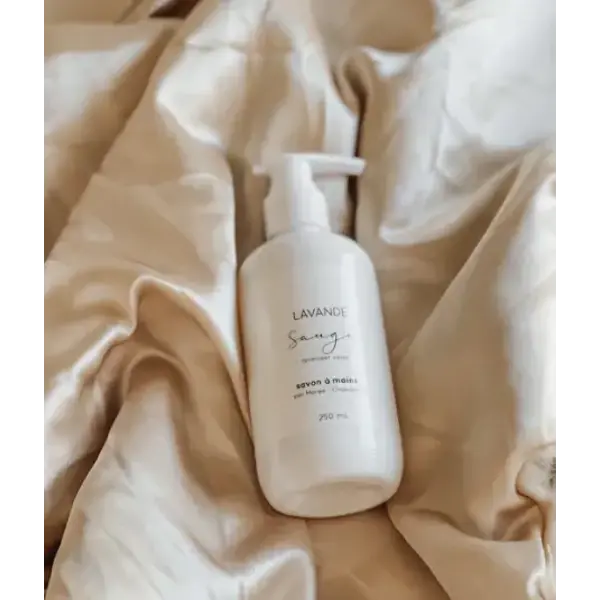 Savon à mains Lavande et Sauge 250ml de Marée Chandelles