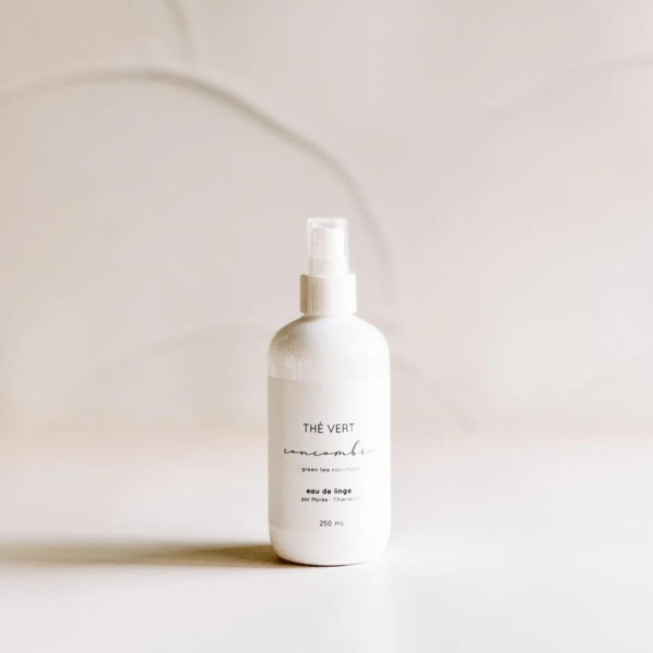 Eau de Linge Thé Vert Concombre 250ml de Marée Chandelles