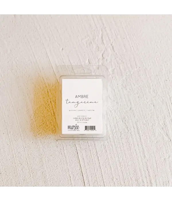 Maree Chandelles Marée Chandelles Amber Tangerine Soya Wax Tablets