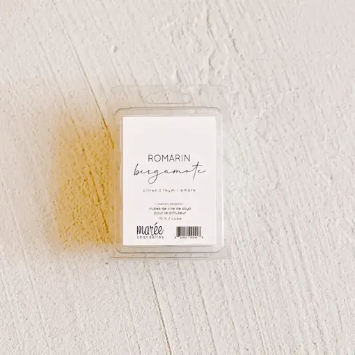 Maree Chandelles Marée Chandelles Rosemary Bergamot Soya Wax Tablets