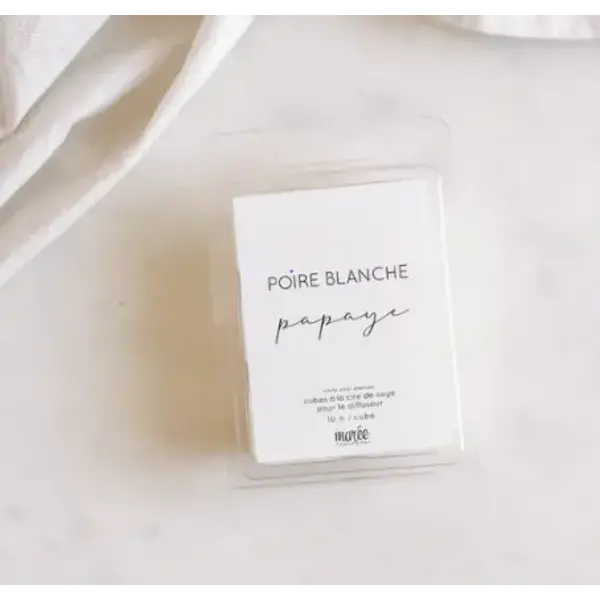 Marée Chandelles White Pear and Papaya Soya Wax Tablets