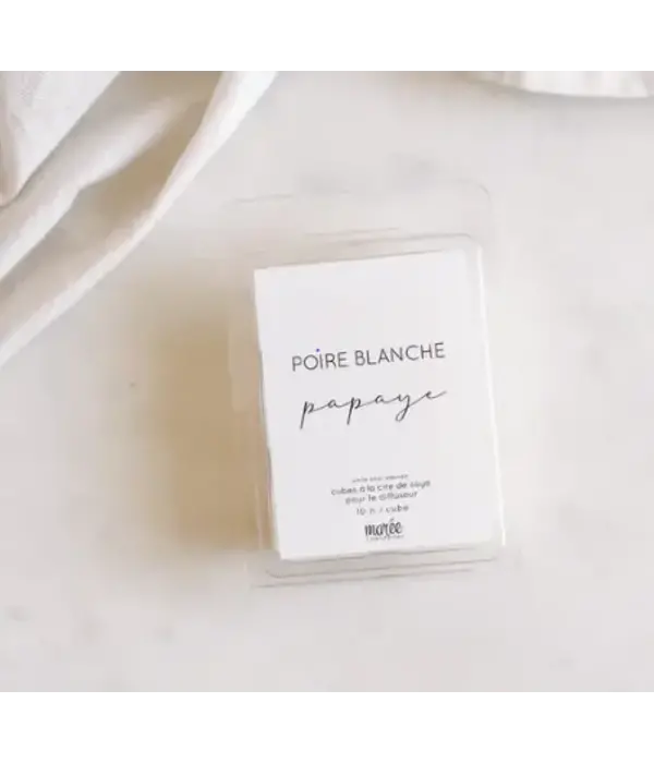 Maree Chandelles Marée Chandelles White Pear and Papaya Soya Wax Tablets