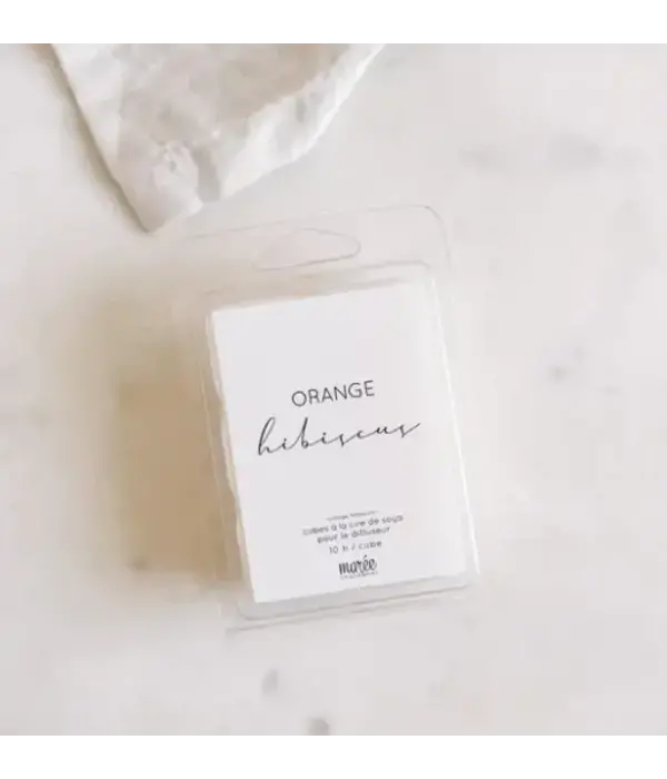 Maree Chandelles Marée Chandelles Orange Hibiscus Soya Wax Tablets