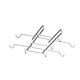 Metaltex Spidermug Undershelf Mug Holder, Metal