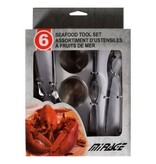 Ustensiles à fruits de mer, ens/6 de Mirage