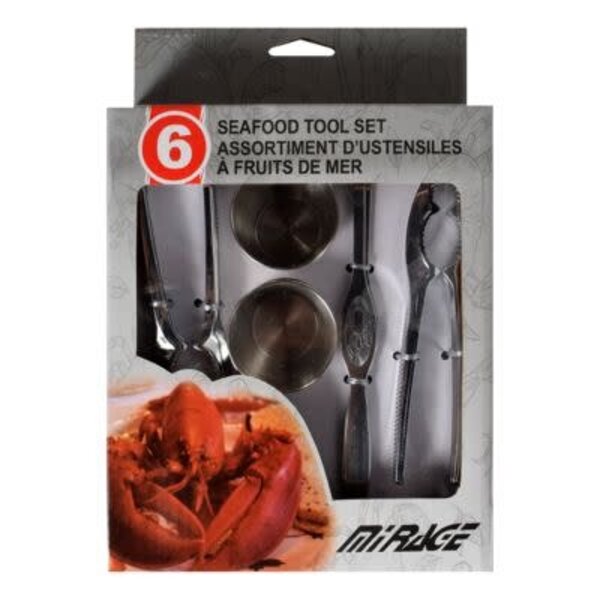 Mirage Seafood Utensils, Set of 6
