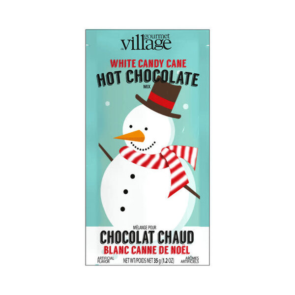 Chocolat Blanc Canne de Noël 35g de Gourmet du Village