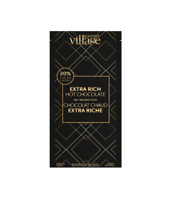 Gourmet du Village Mélange de Chocolat Chaud Extra Riche 35g de Gourmet du Village