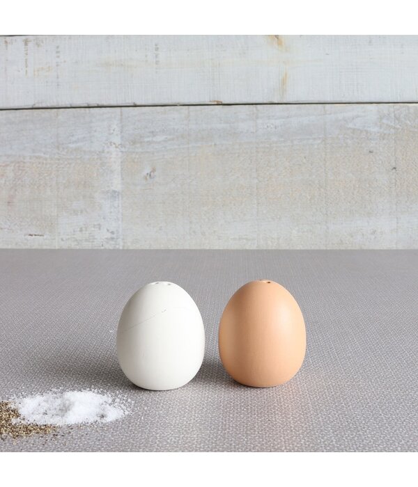 Egg Salt and Pepper Shaker Set