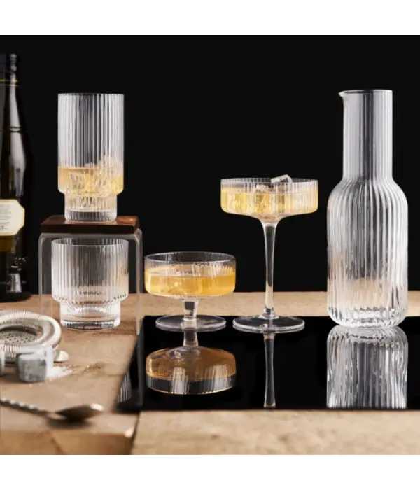 Brilliant 750 ml Ripple Crystal Carafe