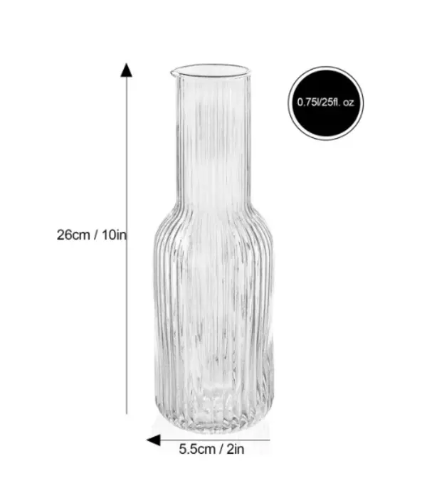 Brilliant Carafe Ripple en cristal 750 ml
