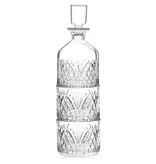 Brilliant Whisky Glasses and Carafe "Ashford", Set of 2